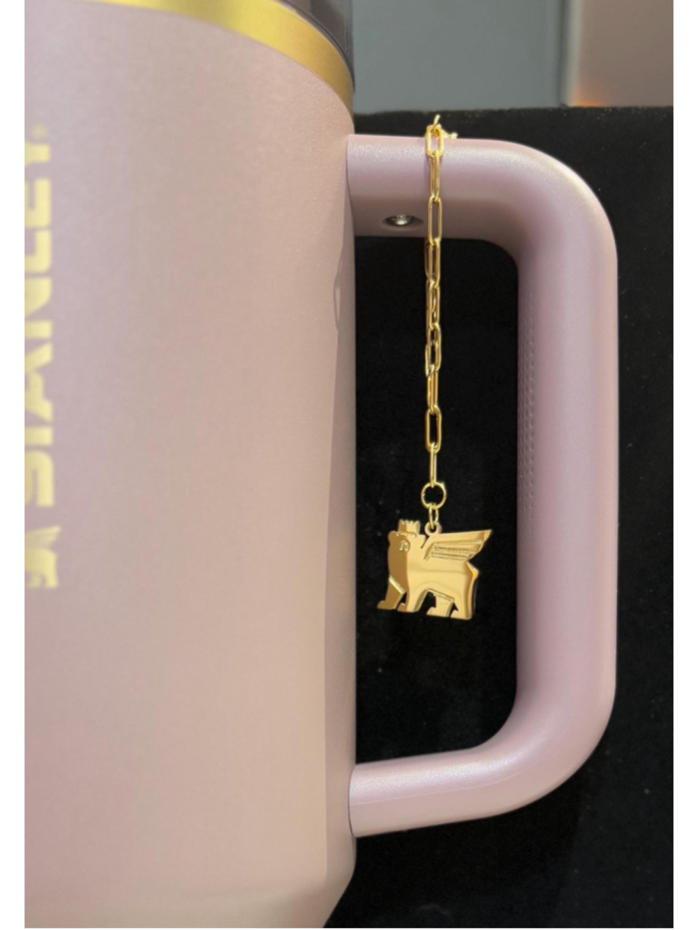 Gold Stanley logo cup charm chain - Picture 6 of 10